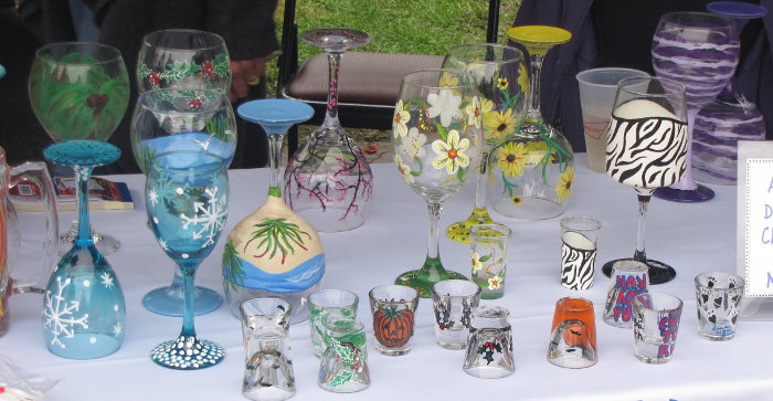 Hand Decorated Glasses